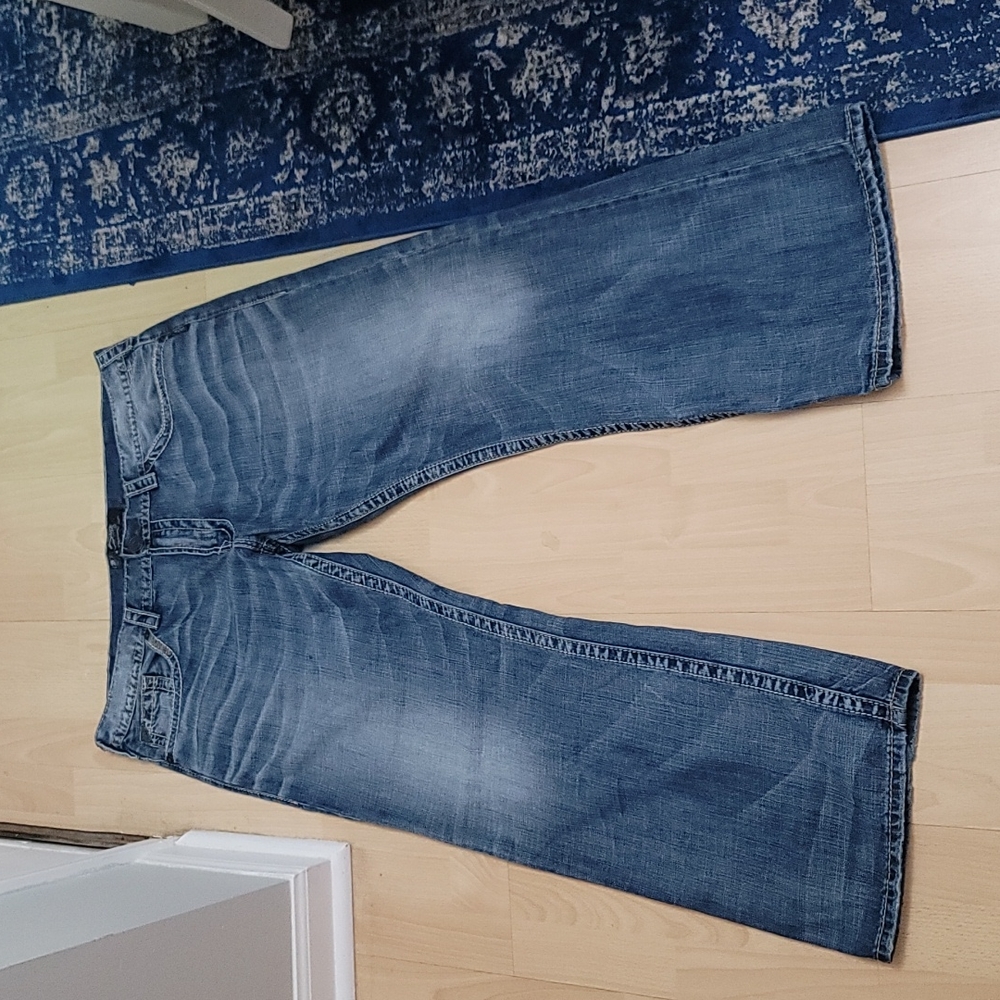 Silver Jeans Men's Zac Relaxed Fit Jeans 40x32